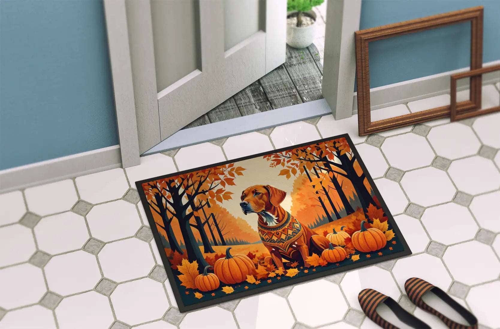 Vizsla Fall Doormat