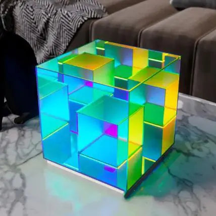 Night Light Acrylic Cube LED Color Cube Box