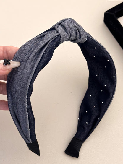 Knotted Polyester Wide - Headband Fashion