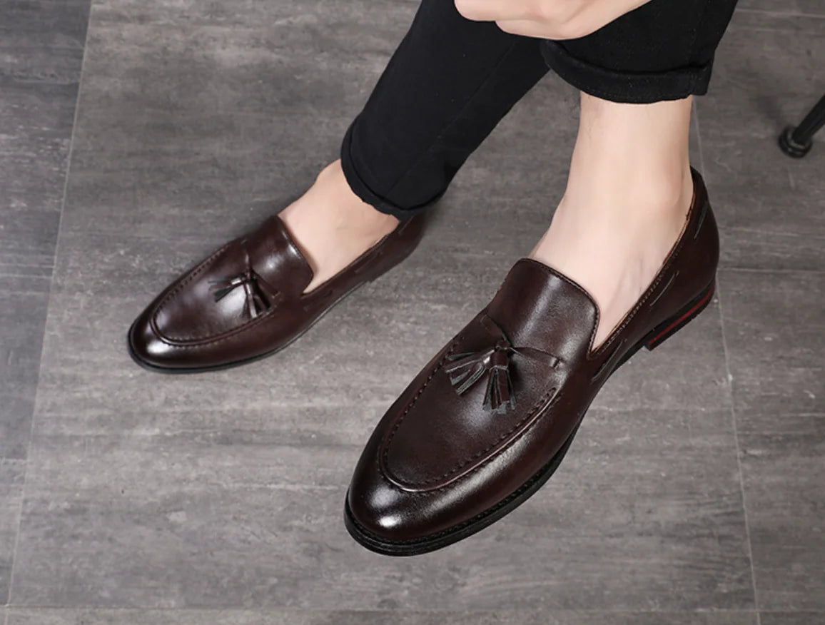 Men's Casual Breathable Leather Loafers