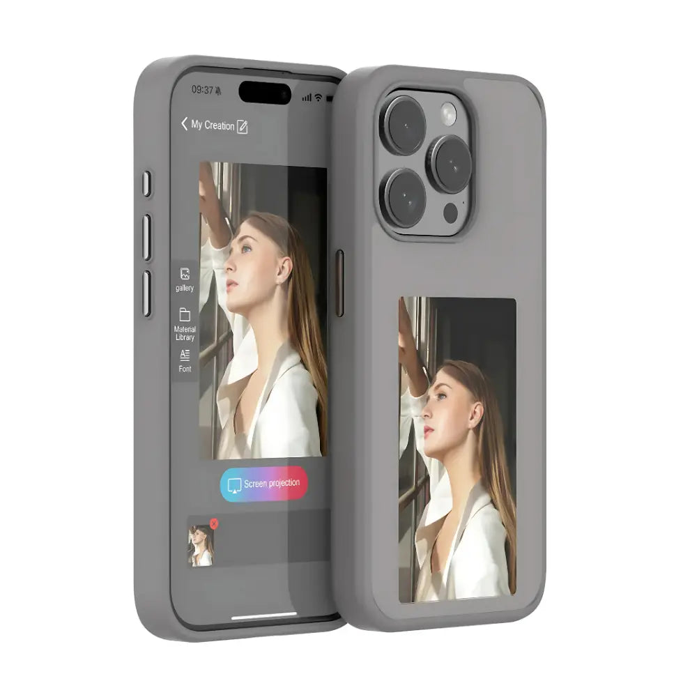 E-Ink Phone Case Style Innovation Functionality