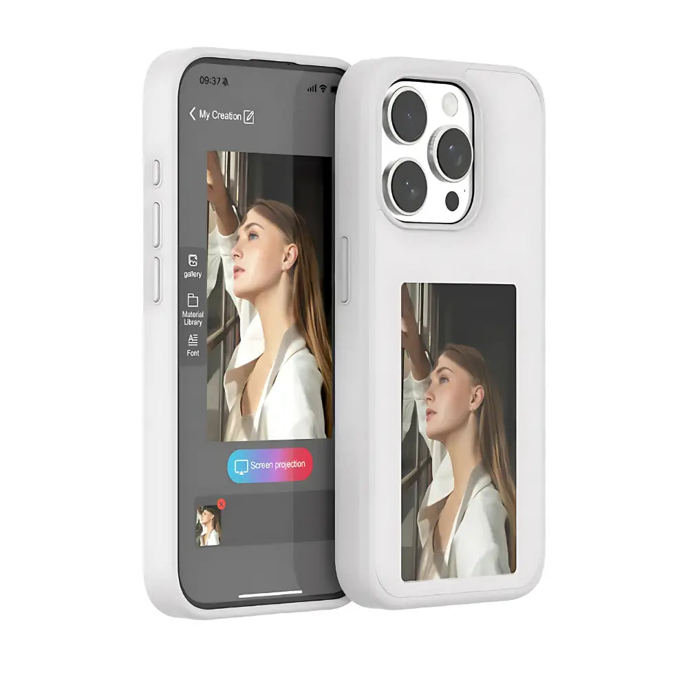 E-Ink Phone Case Style Innovation Functionality