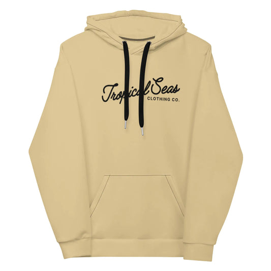 Beige Tropical Seas Hoodie