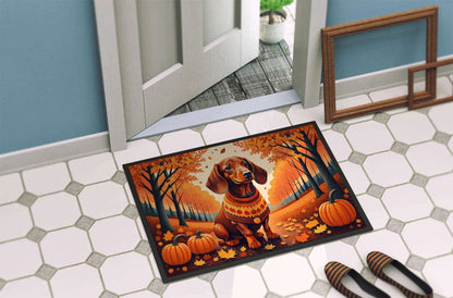 Dachshund Fall Doormat