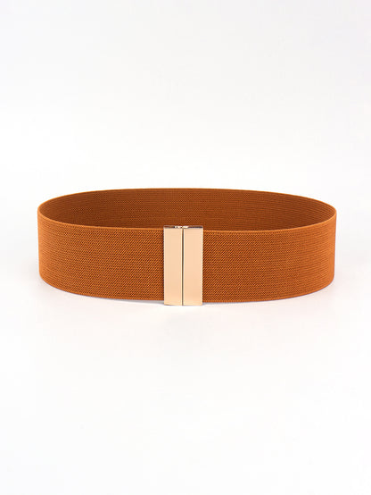 Alloy Buckle Elastic Belt