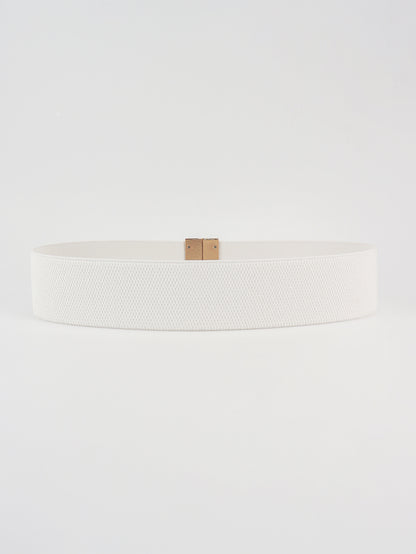 Alloy Buckle Elastic Belt