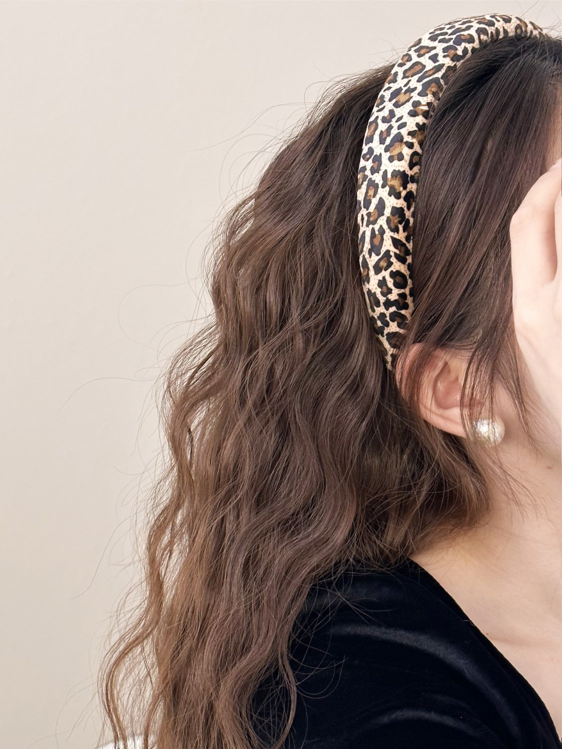 Leopard Polyester Wide Headband-Trendy-Style