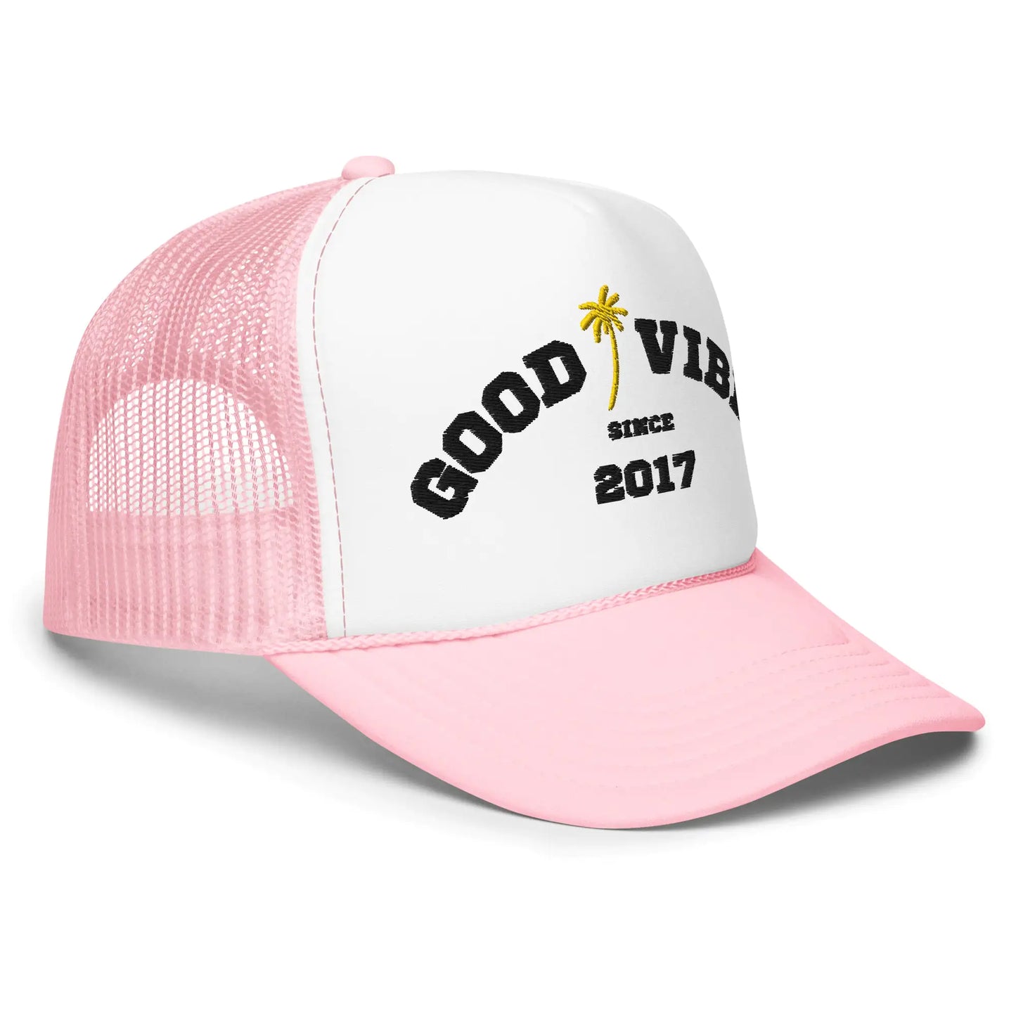 Beachy Good Vibes Foam Trucker Hat