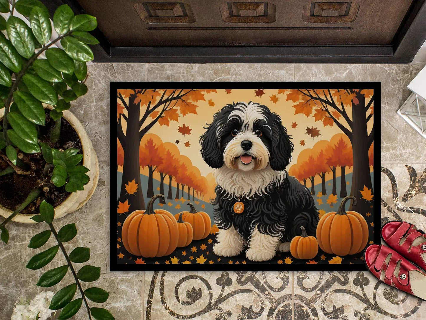 Havanese Fall Doormat