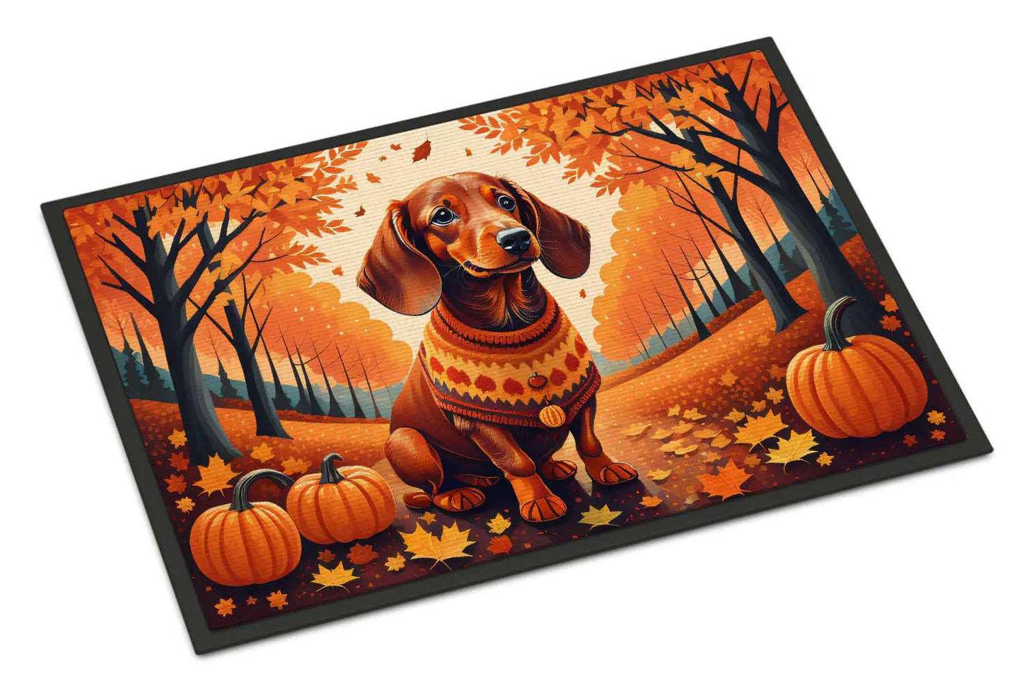 Dachshund Fall Doormat