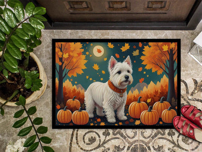 Westie Fall Doormat