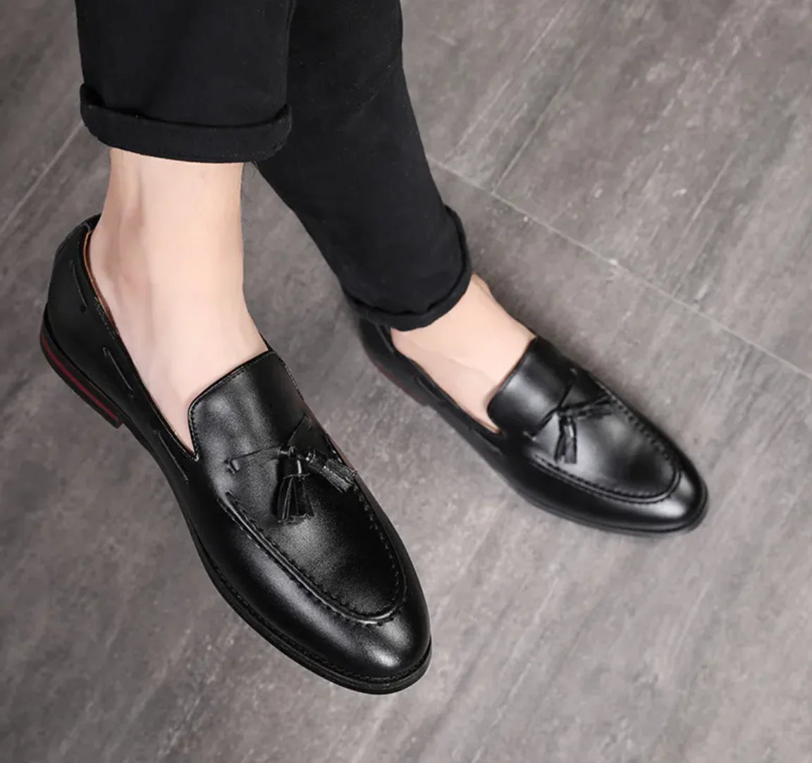 Men's Casual Breathable Leather Loafers