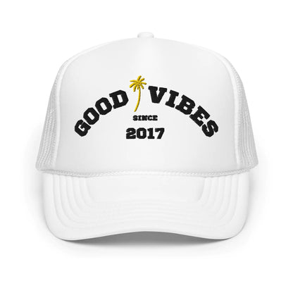 Beachy Good Vibes Foam Trucker Hat