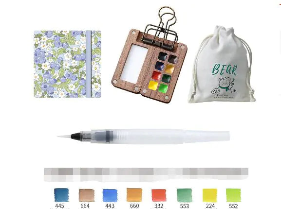 Portable Travel Watercolor Set