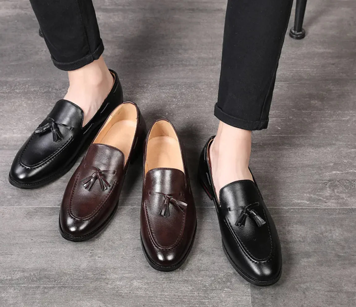 Men's Casual Breathable Leather Loafers